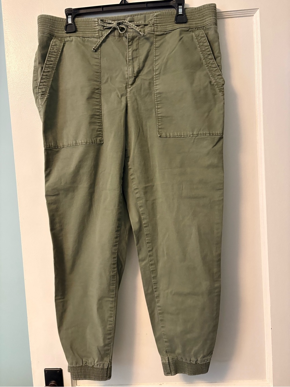 Two Denver Hayes Garment Wash Cargo Joggers-Size 14, like new.